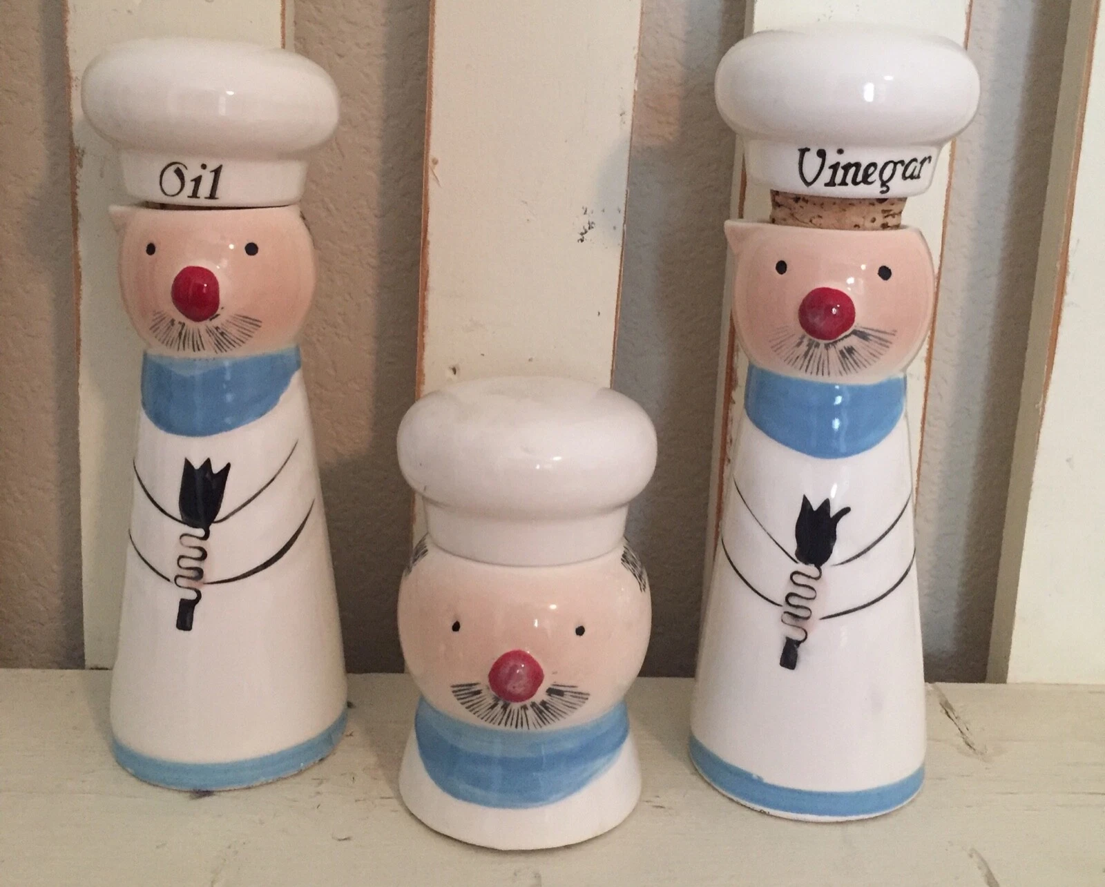 Oil, Vinegar, + Anthropomorphic Set * Japan