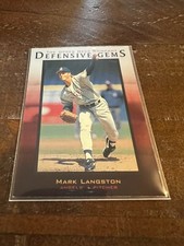 1996 Upper Deck Defensive Gems Baseball Card #136 Mark Langston (F8)
