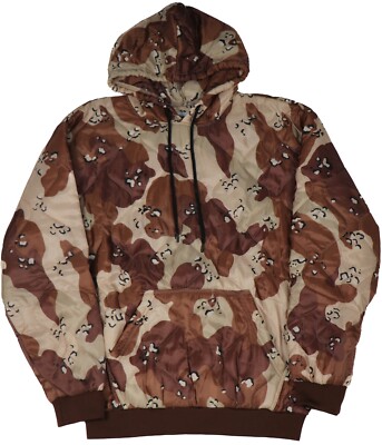 Medium Woobie Gear Hoodie Chocolate Chip DCU Pull-Over Woodland Parka Jacket