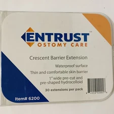 30 Entrust 6200 Crescent Barrier Extensions 1" Wide 1BX/30EA