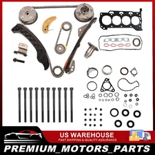 Timing Chain w/VVT Gears + Head Gasket Set for 10-15 Toyota Prius Prius V 1.8L