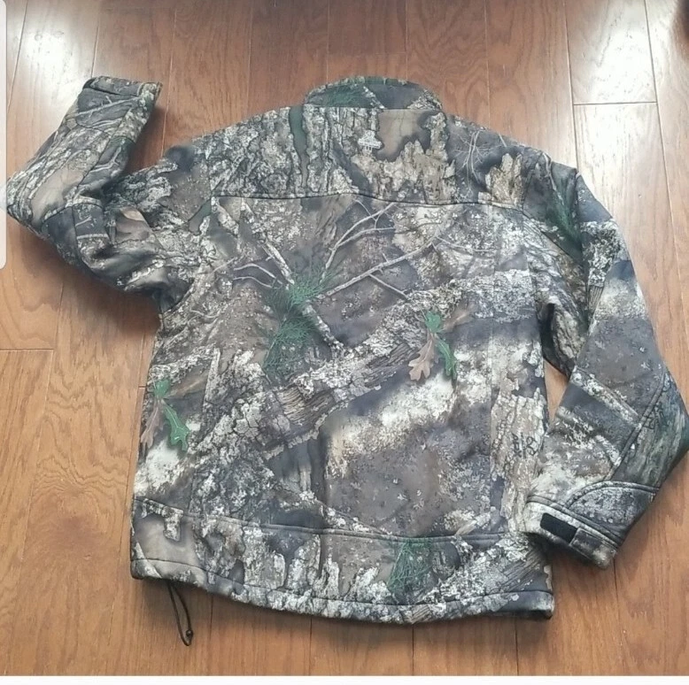 NEW! Realtree® APX Camo Insulated Softshell Jacket Sz Medium NWT - Image 3 of 4