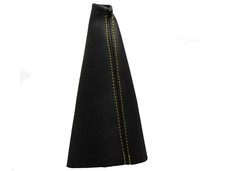 Gelb Faden Echtleder Schaltmanschette Schaltsack Für RENAULT SCÉNIC I 1999-2003