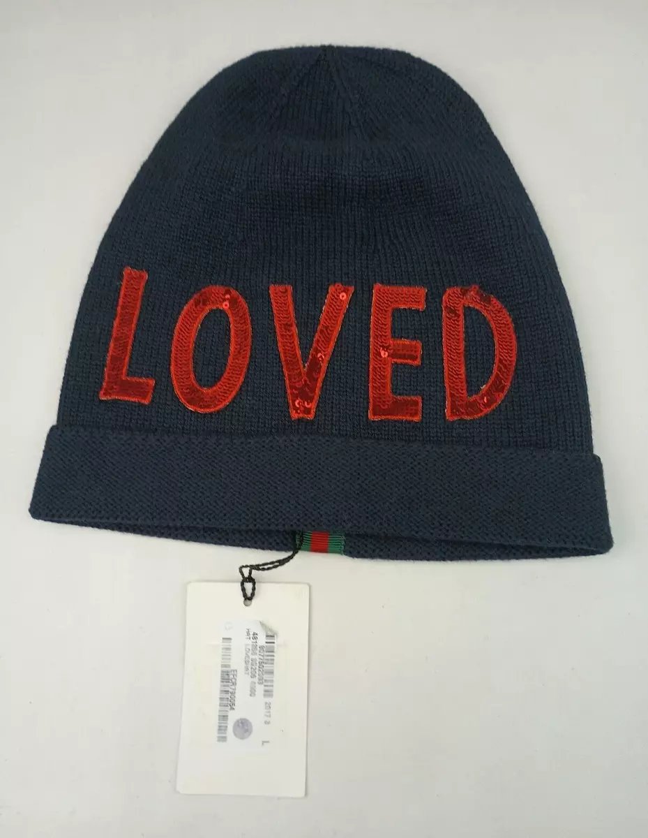 Gucci web hotsell trim beanie hat