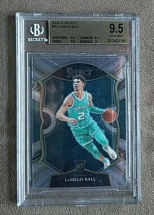 2020-21 Panini Select LaMelo Ball RC Rookie Card #63 ~ BGS