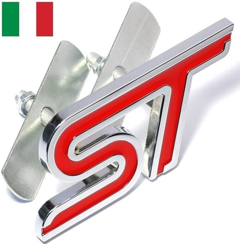 Griglia Rossa Nera R  Emblema Per Griglia Anteriore In Metallo 3D Con Logo R Line R Adesivo Per Bagagliaio~p136807933