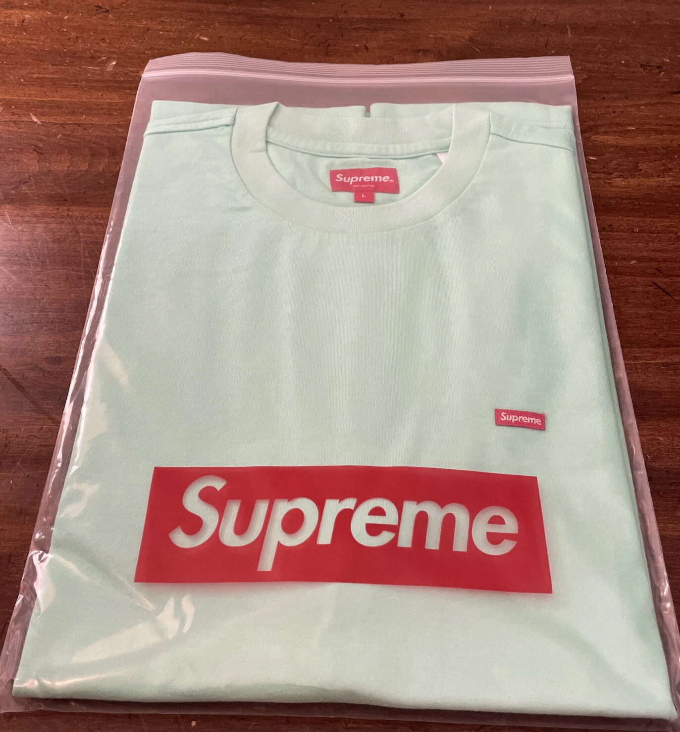 SUPREME SMALL BOX TEE   LIME TAILLE GRAND FW21 SEMAINE 1 (100% AUTHENTIQUE) NEUF
