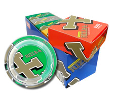 RIZLA Branded Priemium Quality Ashtray  100mm diameter Glass Ashtray All Colours