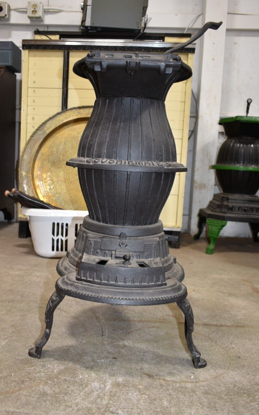 Antique Pot Belly Cast Iron Marine Coal Stove 80 Shipmate Tamford Foundry  Co | eBay