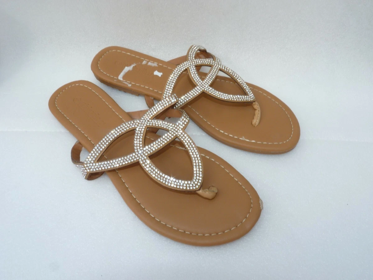 Olivia miller rhinestone flip deals flops