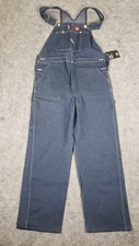 Dickies Bib Overalls Men s 34x30 36x31 Blue Denim Jean Carpenter Work NWT