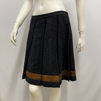 Jupe En Soie Noire Tocca - Taille 10 - Style Pleine Longueur Genou - Neuf Avec étiquettes