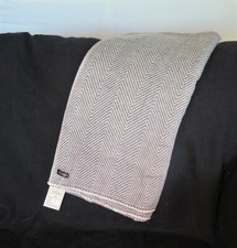 Cashmere Blanket/Throw HandLoomed Nepal "Natural" 3 Color Mixed Weave  B 
