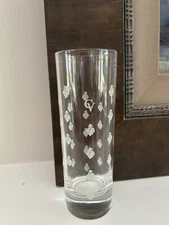 Courvoisier CV Cognac Glass 6" tall Glass .Made in France