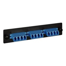 ICC LGX Adapter Panel, 3 Quad LC, 12F, Blue, SM