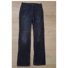 Levi's Corduroy Pants Patched Repair Distressed Denim Blue Jeans