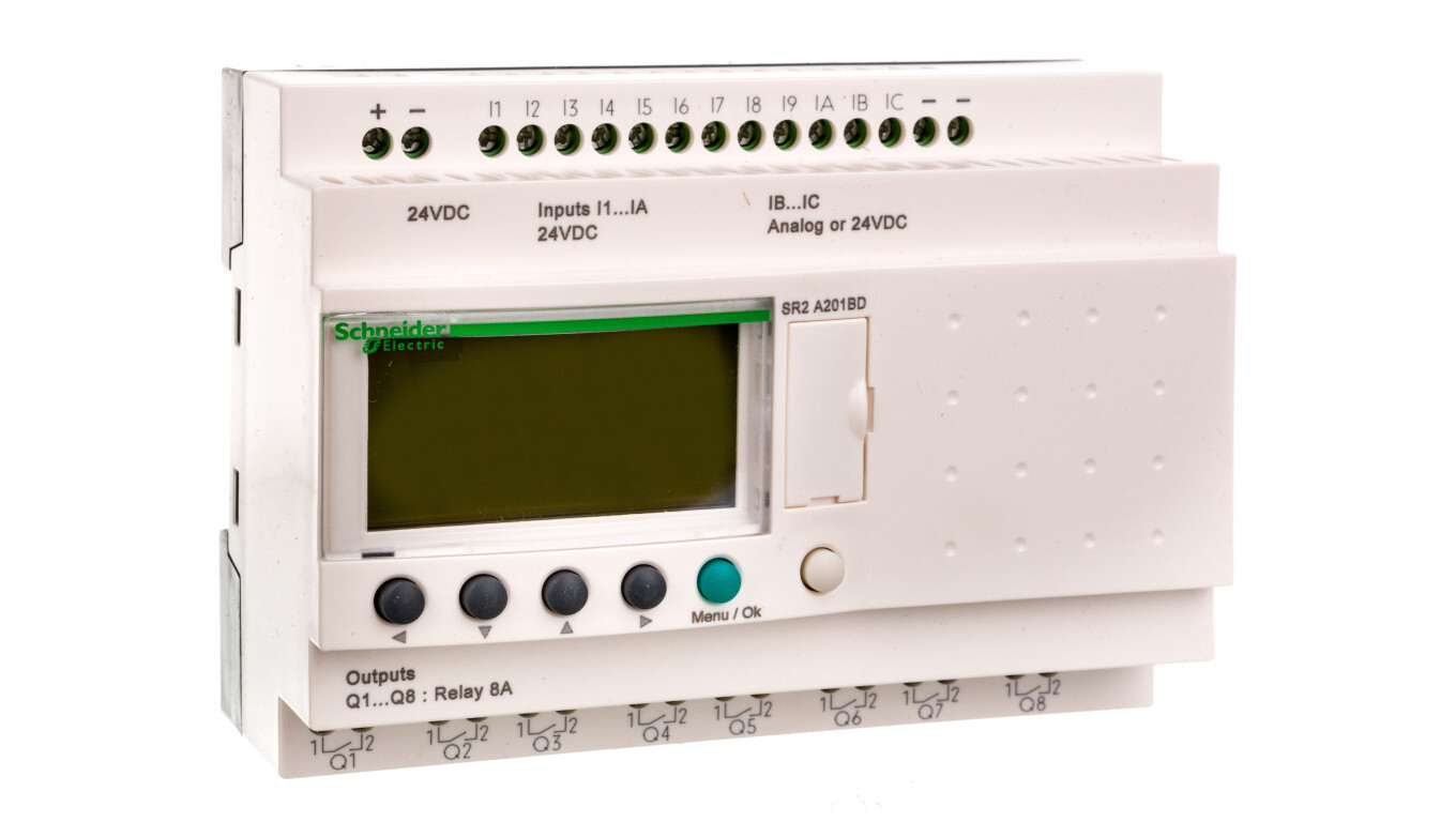 Programmable relay 24V DC 12W, 8Out ZELIO LOGIC SR2A201BD /T2UK