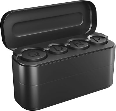 Coin Holder for Car, Large Capacity Change Car 1-PACK, Black 