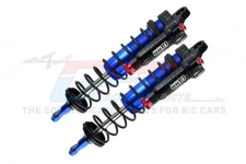 GPM Racing Piggy Back Adjustable Front Shocks For Traxxas Sledge SLE128F/LA-B-BK