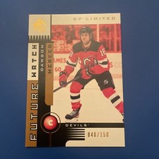 2021-22 UD SP AUTHENTIC HOCKEY RETRO FUTURE WATCH DAWSON MERCER #01FW-DM 40/150