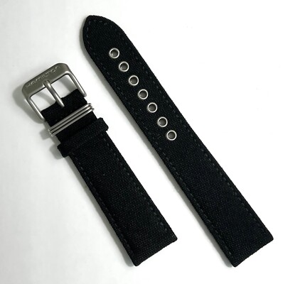 Original Hamilton 20mm BLACK Canvas / Fabric Watch Band Strap | eBay