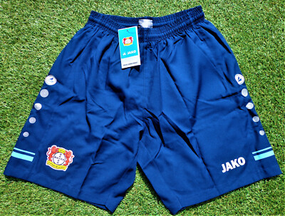 Bayer 04 Leverkusen Short kurze Hose Herren Men blau Größe Size S NEU Jako