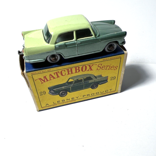 Matchbox Lesney Moko 29b Austin A55 Cambridge 1961 sin usar en caja BPW todo original en caja - Imagen 1 de 6