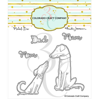 Colorado Craft Company Metal Die Set Anita Jeram ~ Best In Me Dog