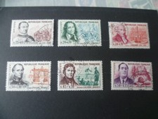 TIMBRE FRANCE 1961 CELEBRITES SERIE COMPLETE N° 1295 / 1300