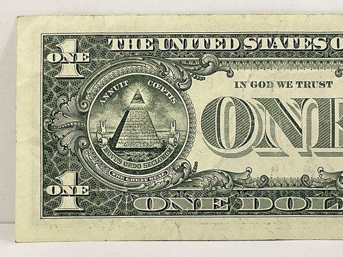 75560 Zip Code Serial Number One Dollar Bill B75560000B DC Quad 0s Nash Texas - Picture 5 of 7