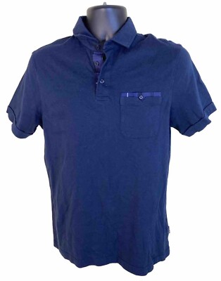 Barbour Shirt Mens Medium Blue Plaid Trim Corpatch Cuffed Sleeve Polo MML1071