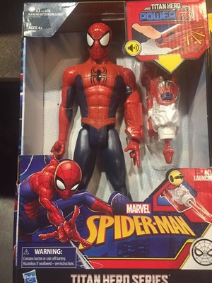 titan hero power fx launcher spider man