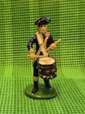 TOY SOLDIERS TIN AMERICAN REVOLUTION COLONIAL DRUMMER BOY 54MM