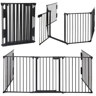 GR8 GARDEN Baby Safety Fence Hearth Fire Gate Metal BBQ Pet Dog Cat PlayPen Fireplace Guard