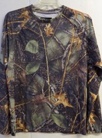 Wfs Under Shirt Camo Mossy Oak L-sleeve Top Lt Wt Warm & Fast Drying Large Wfs Under Shirt Camo Mossy Oak L-sleeve Top Lt Wt Warm & Fast Drying Large
