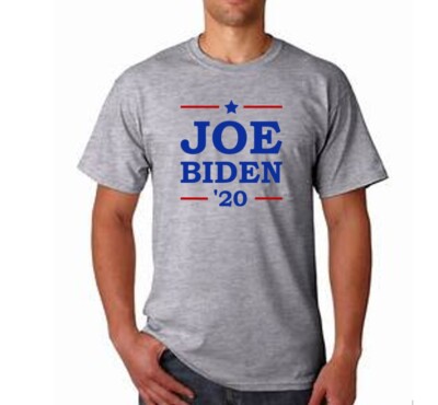 Joe Biden 2020 Presidential Campaign Tee Shirt Democrat Liberal Gray T-shirt