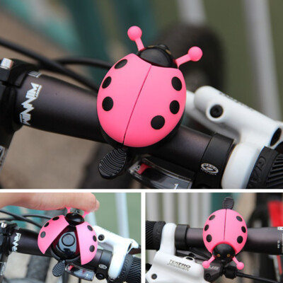Mini Lovely Beetle Cartoon Ladybug Ring Bicycle Alloy Bell For Ride Horn Al-lk