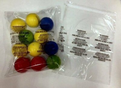 500 Sacs Plastique Auto-adhésifs 10x13" – Transparents, 1,5 Mil, Avec Avertissement étouffement