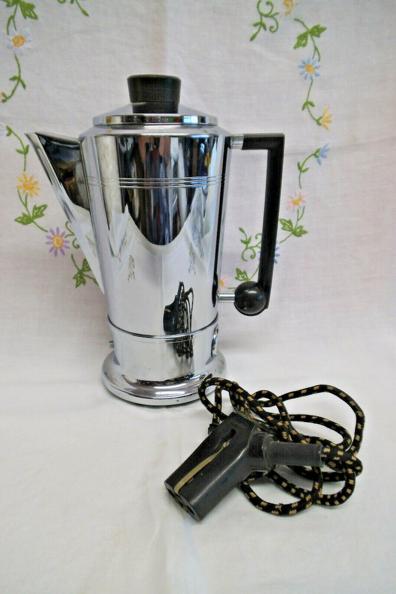 Vintage Electric Coffee Perculator with Cable Swan Mayfair