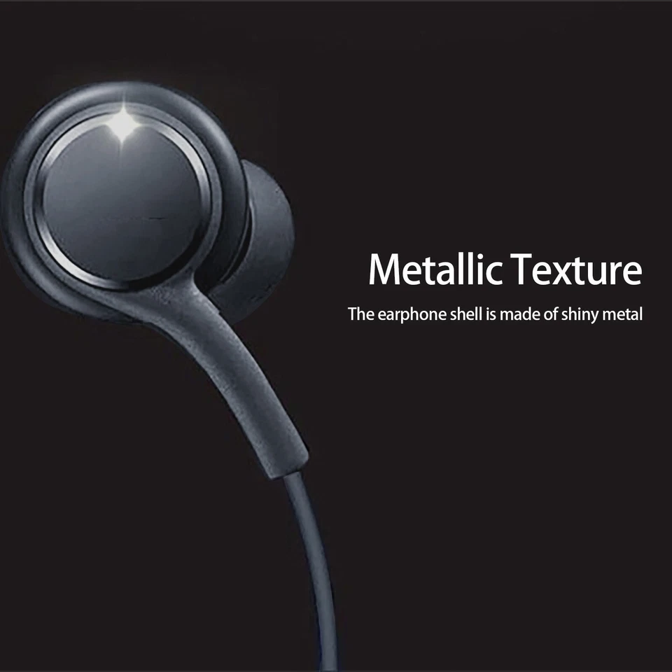 3.5mm Wired Earbuds Earphones In Ear Headphones With Microphone For Phone & PC - Image 4 of 4