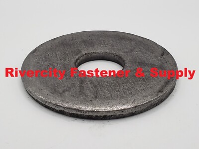7/8 x 3 Extra Thick Flat Fender Washers 7/8'' x 3'' x 1/4 Thick Washer