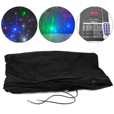 10x6.5ft Stage Star Light Led Backdrop Wedding Party Curtain Retardant Dj Pub
