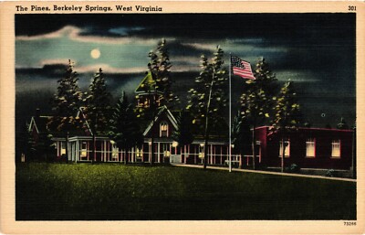 Postcard The Pines Health Resort Berkeley Springs West Virginia WV Unposted