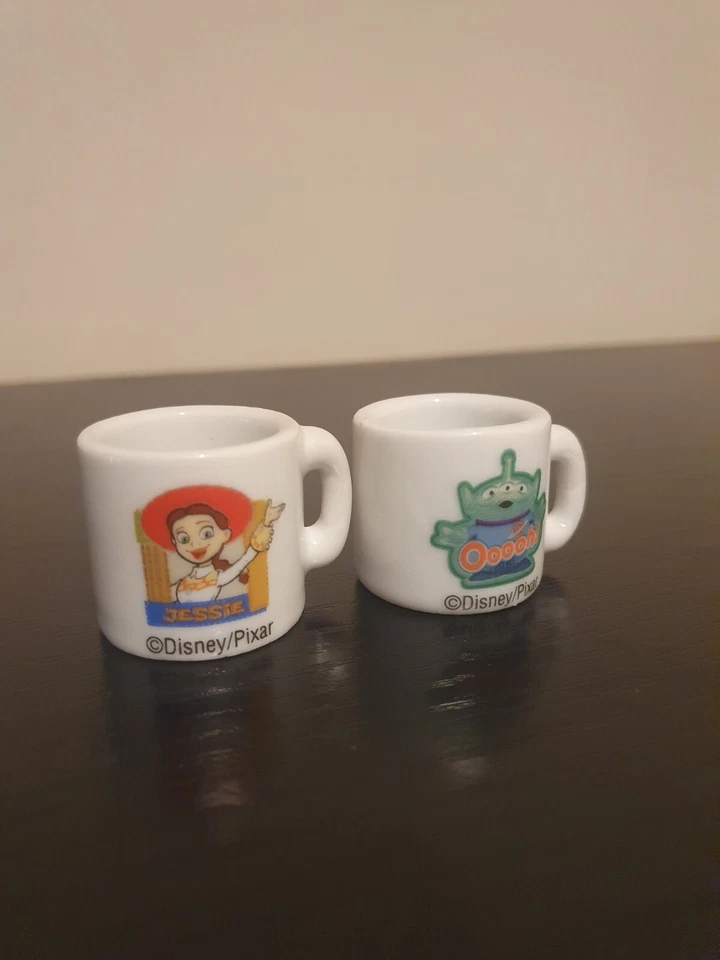 Disney Animated Toy Story Woody Jessie Miniature Kids Porcelain Mugs Cup Display - Image 3 of 4