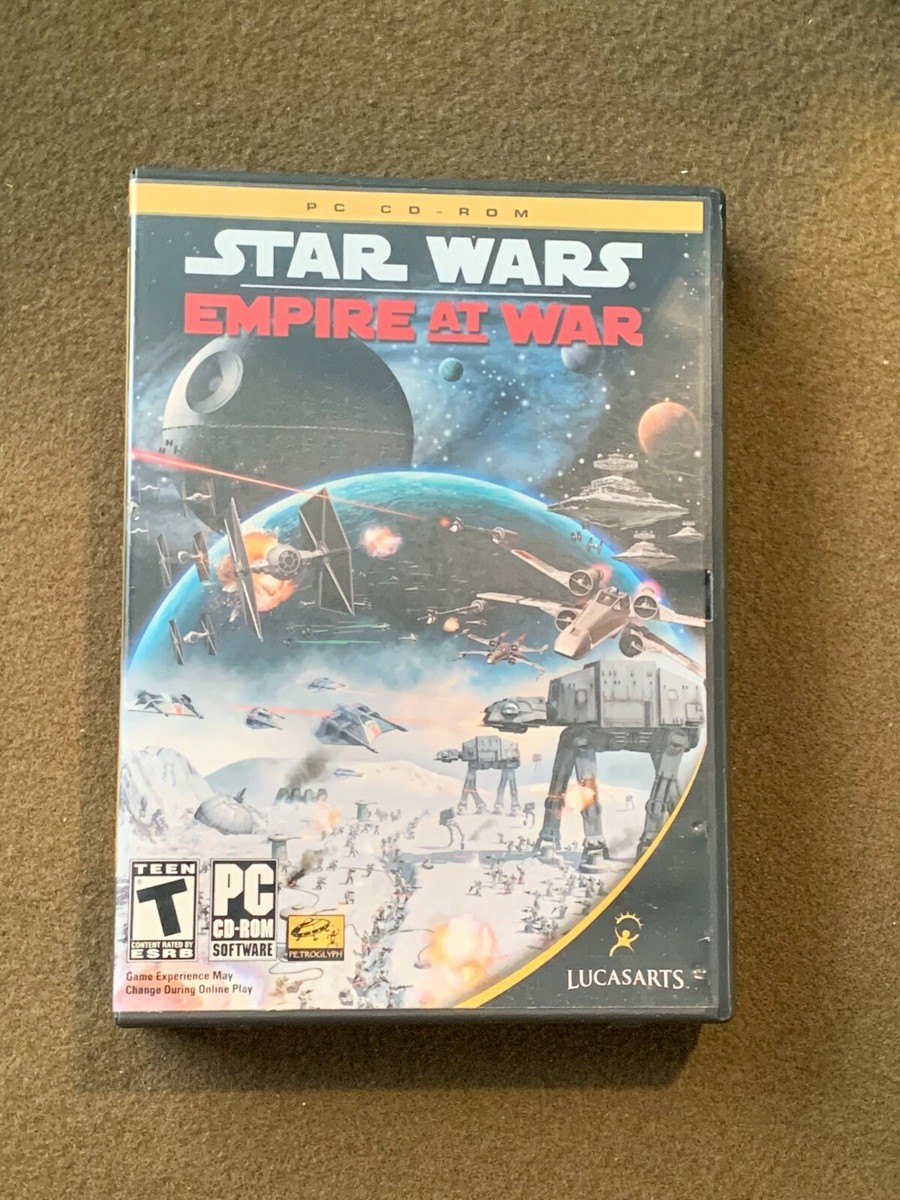 Star Wars Empire at War PC CD DVD-ROM Video Game Rated T Lucasarts