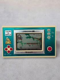 Nintendo Game and Watch DONKEY KONG Jr Green Plays Excellent Looks Good