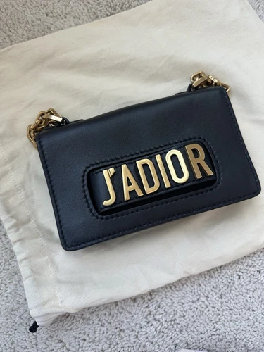 Mini sac à rabat Christian Dior J'Adior en cuir