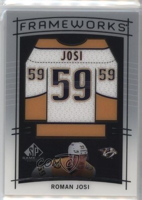 2024-25 Upper Deck SP Game Used Frameworks Roman Josi #F-RJ gz3
