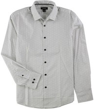 Alfani Mens Donovan Button Up Shirt