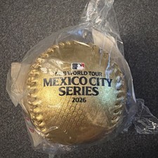 2026 Mexico Series San Diego Padres Baseball Commemorative Rawlings Gold Ball